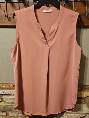 Timeson Sleeveless Blouse Size Large